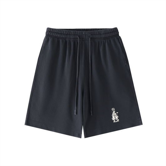 Night Owl Vintage Wash Cotton Shorts